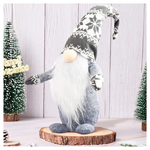 Produktbild von Weihnachtsdeko Weihnachtszwerg Wichtel Figuren Weihnachten Deko Schwedische Weihnachtswichtel Puppe Ski Weihnachtszwerg Gonk Plüschpuppe Für Weihnachten Kamine Büro Weihnachtsfeier Dekoration (A+B