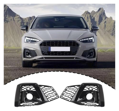 Ajustement Parfait Grilles Avant Pare-Chocs S5 Cache Antibrouillard Fixation Fixe - 5