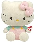 Ty Beanie Buddy Hello Kitty - Pink Overalls (Large)