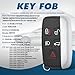 Keyecu Replacement Smart Remote Car Key Fob for Jaguar Land Rover Range Rover 2011-2019 KOBJTF10A BJ32-15K601-AB 5E0U50707 CH22-15K601-AB 315MHz 49Chip 5Buttons