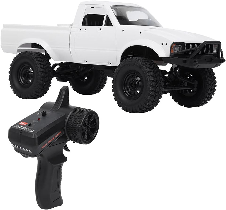 Tbest RC Rock Crawler, 2.4G Control 4WD Off Road RC Car 1/16 Scale Electric Truck for Kids Adults Off Road Adventures Rock Crawling Hobbyists