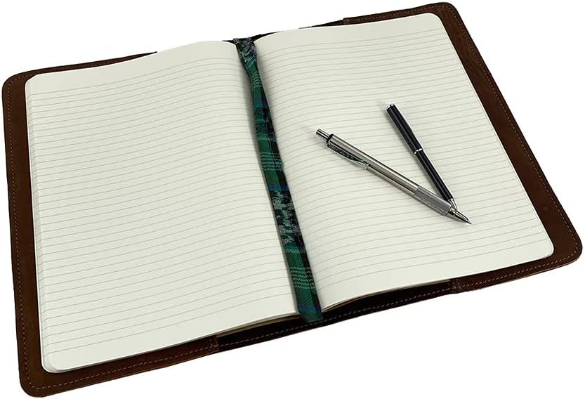 Hide & Drink, Journal Cover Compatible with Moleskine XL (7.5 x 9.75 in) with Strap, Refillable Case, Personal Planner, Full Grain Leather, Handmade Office & Work Essentials, Swayze Suede