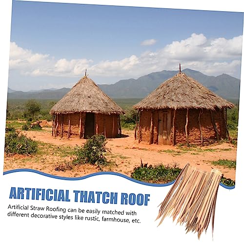 FUNOMOCYA Zum Weben Lebensechter Strohplastiksimulationen Von Strohstroh Für Die Landschaftsgestaltung Von Strohdächern – Bild 3