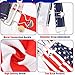 Yi-gog American Flag Coveralls for Men Bib Overalls Festival Jumpsuits Shorts Romper Women Fashion Multi Side Pockets Cargo (US, Alpha, XX-Large, Regular, Regular, Flag Overalls)