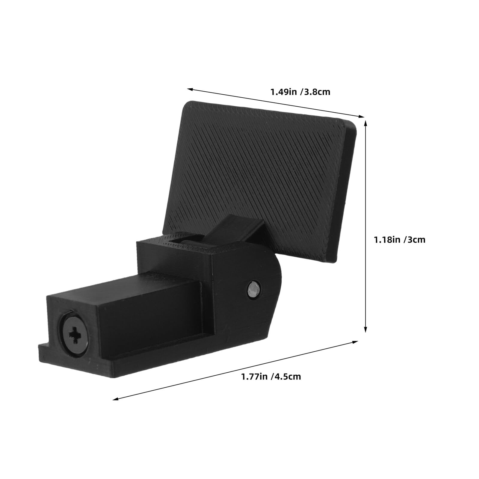 VILLCASE Cerniere Antipolvere Trasparenti per Giradischi 2 Pezzi, Supporto Angolare Stabile in Plastica Resistente, Accessori per Riparazione e Fissaggio Coperchio Vinile, Funzionamento