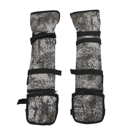 Jenngaoo 2 Piezas de Polainas para Piernas de Senderismo, Polainas cálidas de Tela Oxford 600D, Polainas Ligeras para Nieve, Cubierta para Piernas a Prueba de Viento, Polainas para Caminar