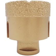 Depolife Mermer Granit Pan  Fayans Beton Kaya Delme Ucu 33Mm Sar  Elmas Avu  Ta lama Uyumlu M14 Karot Delik