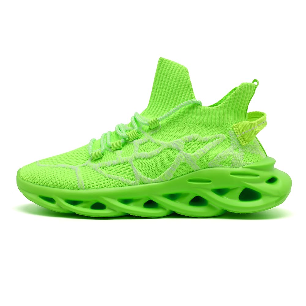 ZDFQLGV Modische lässige Fitness Laufschuhe Sneakers für Herren Leichte atmungsaktive Wander Arbeiten Sportschuhe rutschfeste Weiche Bequeme verschleißfeste Tennisschuhe