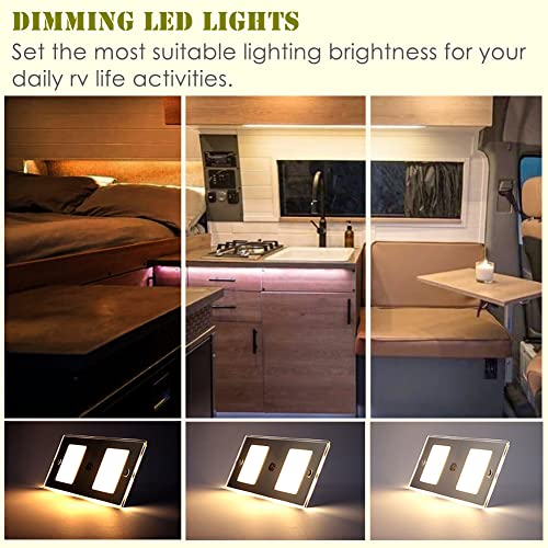 Acegoo AX-SM-DW Rv Dimmable Ceiling Dome Light 12V Acrylic Led Panel Light thumb #3