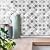 GRIPRO Peel and Stick Backsplash – Wall Tile for Kitchen Backsplash 10"x10" 3D Adhesive Backsplash Tile for Kitchen, Bathroom 3D Wall Panels (4 Sheets Grey)