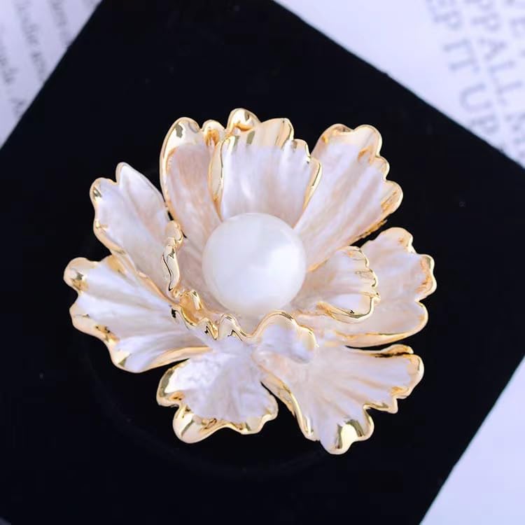 Image of Cameo Brooch Vintage Silver Tone Lady Portrait Brooch Pins for Women Victorian Jewelry Crystal Rhinestone Brooches for Hat Scarf Collar Lapel Handbags Shawls for Christmas