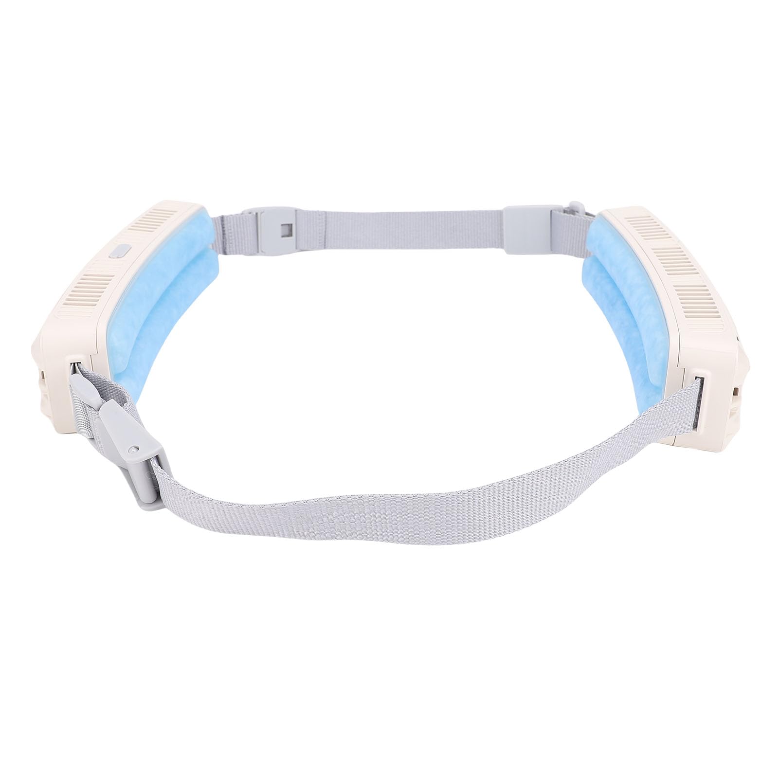 Walfront Ventilatore da Vita Indossabile, Ventola di Raffreddamento Ricaricabile USB Portatile in ABS con Batteria da 5000 MAh, Ventilatore a Cintura a Forte per Lavoratori Edili di Viaggi Sportivi