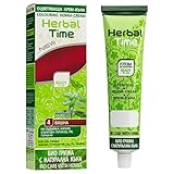 🗓USO - Se recomienda dejar actuar la crema de henna en el cabello de 35 a 40 minutos. La duración de la coloración de nuestro cabello será de 4-6 lavados de pelo.
