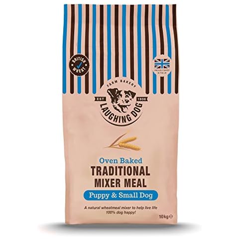 Laughing Dog - Traditionally Oven Baked Puppy Whole Meal Mixer - 100% Natural Dry Dog Food with No Artificial Colours, Perfect forSensitive Tummies, 10kg Cover