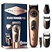 Gillette King C Tondeuse A Barbe Electrique PRO Pour Hommes Avec Lames En Métal Aiguisées Et Inusable, Coffret Barbe Homme Avec Tête De Précision Et 2 Sabots Lavables, 40 Longueurs