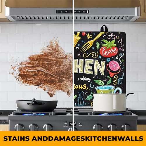 Image of Stove Top Cover for Home Decoration Kitchen Pad Non-Stick Washable Cooktop Covers Countertop Protector Keep Stove Clean 28 inchx20 inch (Kitchen-2)