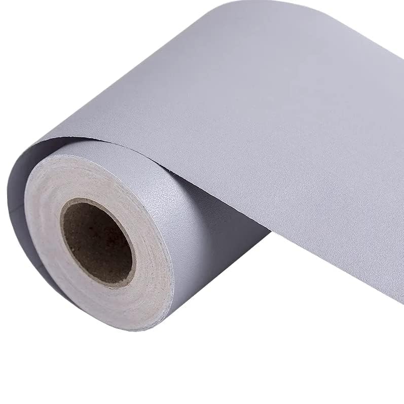 VisitRyl Wallpaper Border Peel and Stick for Bathroom Wall Border Sticker Home Ceiling Decorative Border Light Grey 15cm X 500cm - Image 2