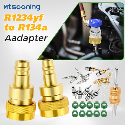 Adaptador de conversión R1234yf a R134a para aire acondicionado miniatura 4