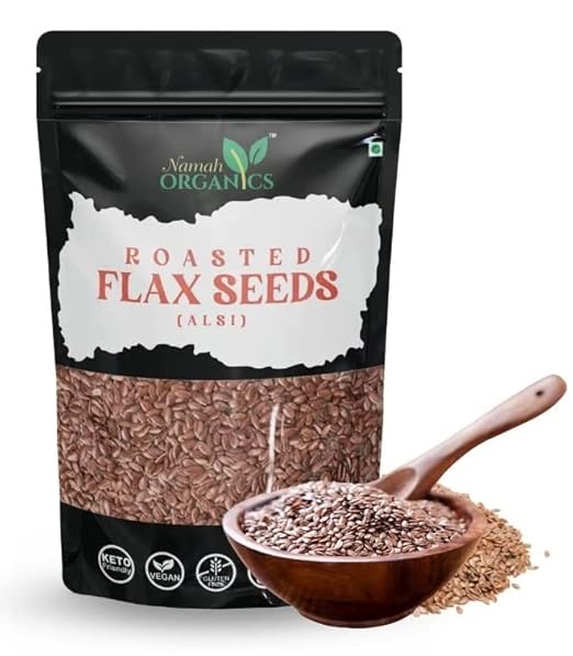 Flax Seeds Salted Crunch Flax Seeds for Eating Diet Snacks High in