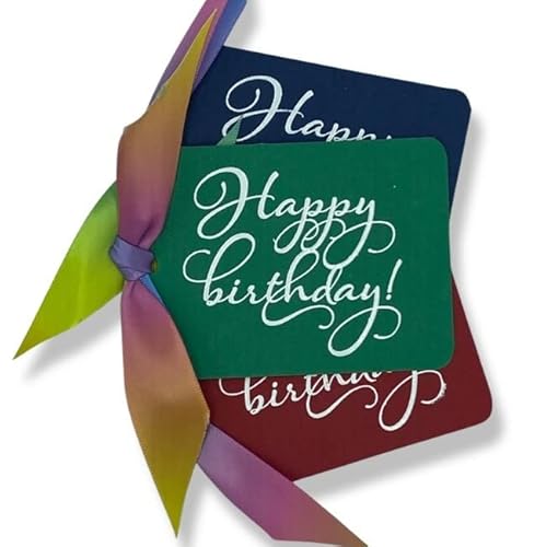 Birthday Tags, Handmade Tags, To From Tag, Happy Birthday Tag, Happy Birthday, To From, Set of 6, Birthday Present Tag, Birthday Party Favor