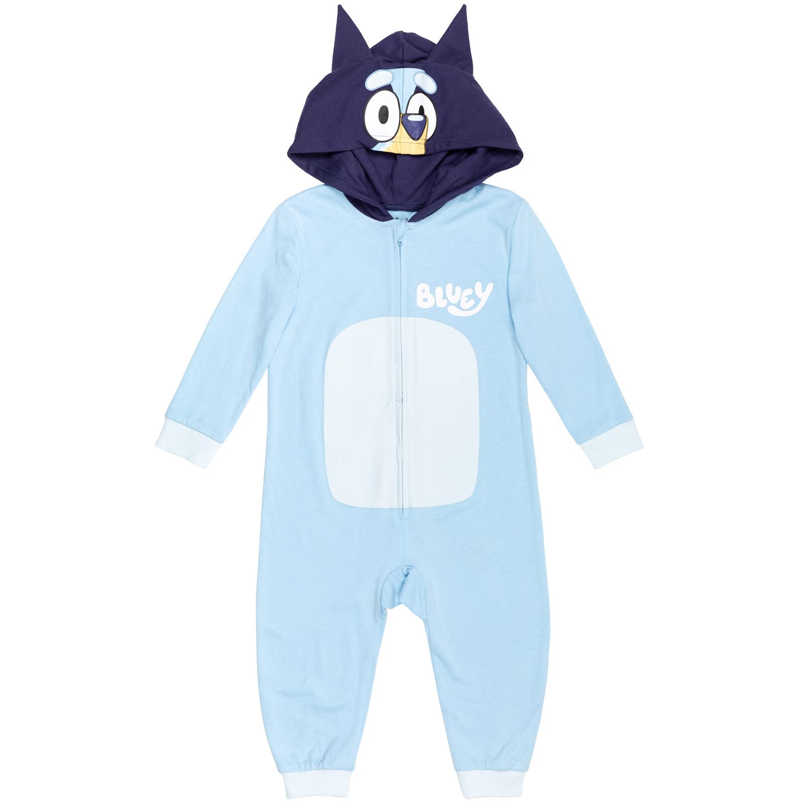 Bluey Big Boys Zip Up Cosplay Coverall Costume 14-16