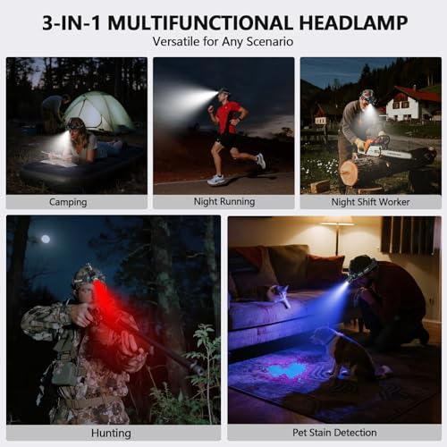 Lámpara LED superbrillante con batería recargable e impermeable para la caza 3