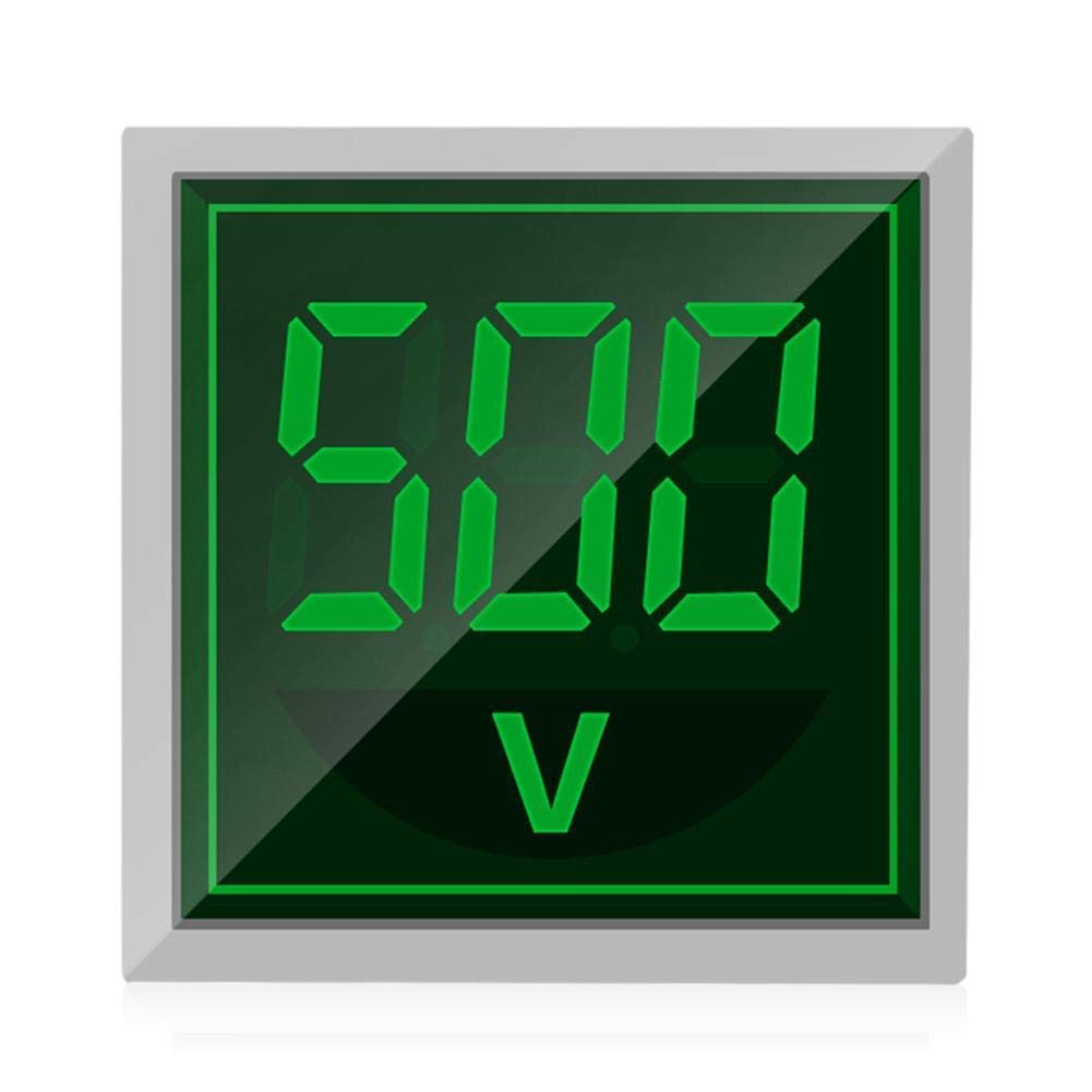 MICROTAIL indicator voltmeter 60-500v AC Green colour 22mm diameter direct supply (B08CT6F3VZ) Amazon Price History, Amazon Price Tracker