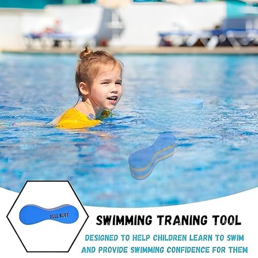 Image of Swimming Pull Buoy Multi Layer Soft EVA Foam Multicolour Floating Board for Swimming Pool Training Exercise for Adults and Kids