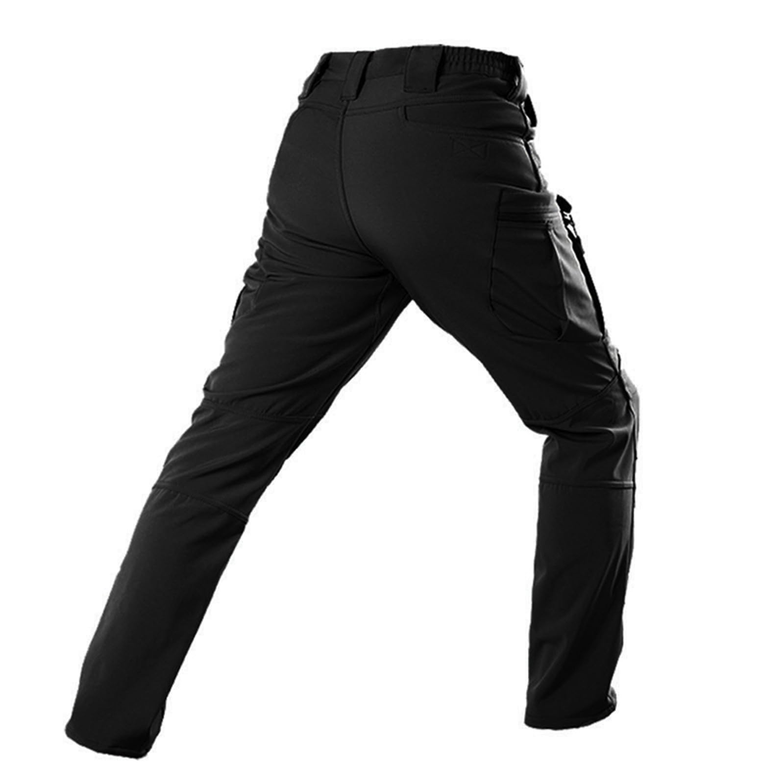 Pantalon de travail thermique pour homme - Pantalon cargo en polaire - Imperméable - Pantalon de combat baggy - Pantalon d'hiver - Pantalon softshell - Camouflage - Ripstop - Pantalon de