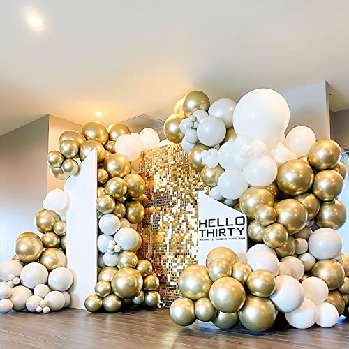 PartyWoo-Metallic-Gold-Balloons-50-pcs-5-Inch-Gold-Metallic-Balloons-Metallic-Balloons-for-Balloon-Garland-Party-Decorations-Birthday-Decorations-Wedding-Decorations-Baby-Shower-Decorations