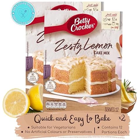 Zesty Lemon Betty Crocker Cake Mix 425g x2 Cover