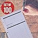 Stylist Binder Insert Cards, Salon Client Profile Cards (100 per Pack, 5.5
