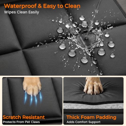 URPOWER Car Seat Protector, 2 Pack Dog Car Seat Cover for Front Seat - Image 4