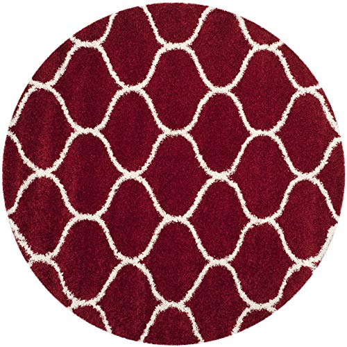 image for Safavieh Hudson Shag Collection SGH280R Moroccan Ogee 2-inch Thick Are