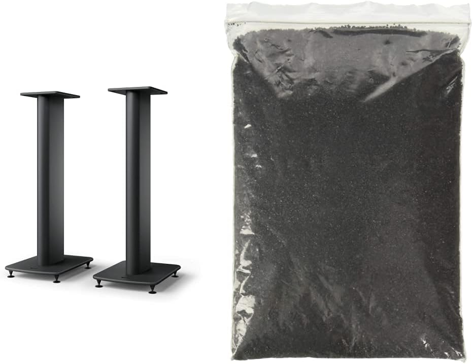 KEF S2 Speaker Stand (Pair, Carbon Black) & GFS Stand Inert