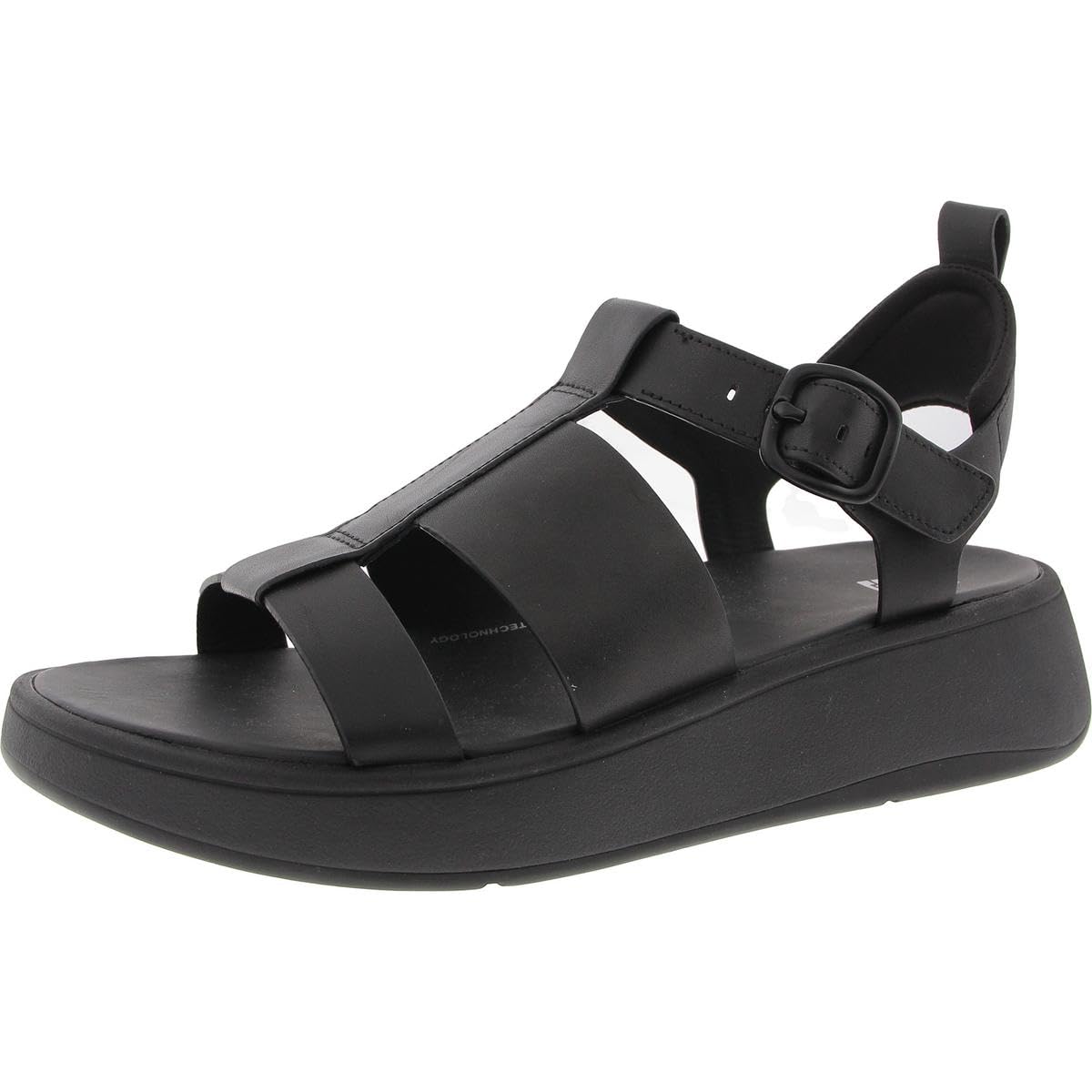 Fitflop Kobiety F-mode Leather Flatform Fisherman SandalsSandał rybacki