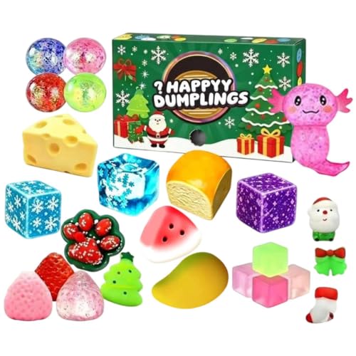 Squish-y Advent Calendars 2026 24pcs Christmas Fidget Toys Stress Toys