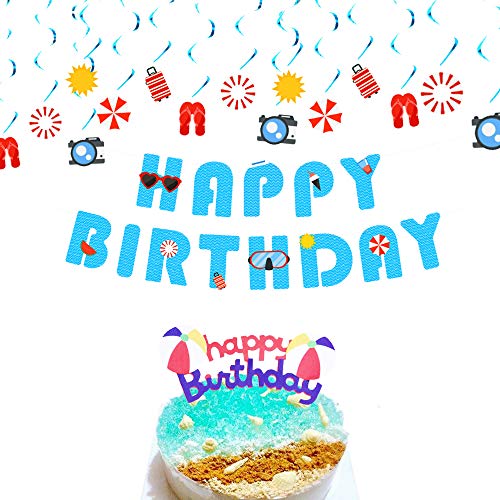 Pool Party Birthday Decoration