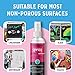Chalkola Natural Chalkboard Cleaner Spray & Eraser Kit for Liquid Chalk Markers - Suitable for Whiteboard, Blackboard and Dry Erase Boards - Comes with White Chalk Pen
