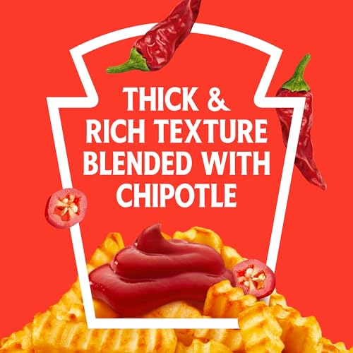 image for Heinz Tomato Ketchup Blended With Chipotle, 14 oz Squeeze Bottle, 14 O
