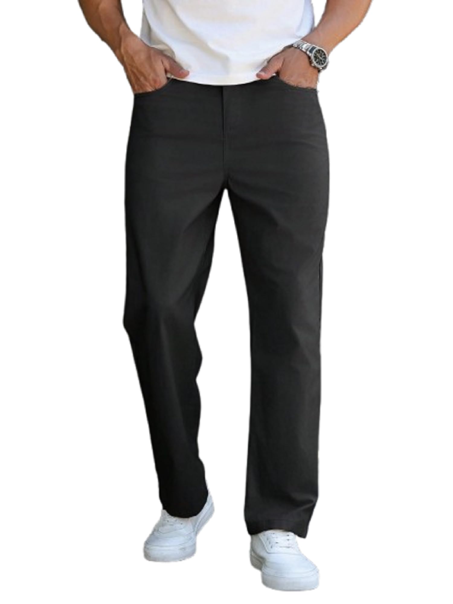 lymio Pant for Men || Straight fit Pant Man || Solid Pattan Design (TR-58-62)-picture-26