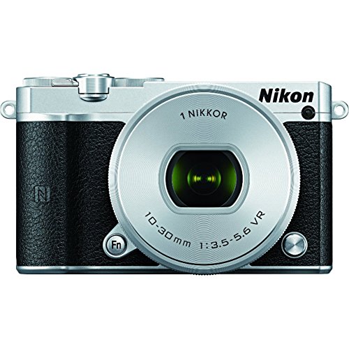 Nikon 1 J5 Mirrorless Digital Camera w/ 10-30mm PD-ZOOM Lens (Silver)