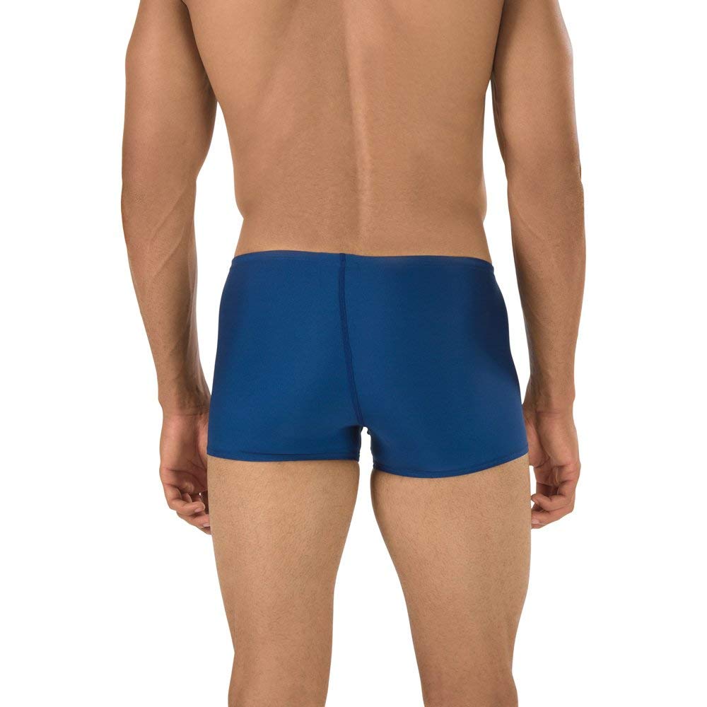 Speedo Męski strój kąpielowy Race Endurance+ poliester jednolity kwadratowy strój kąpielowy
