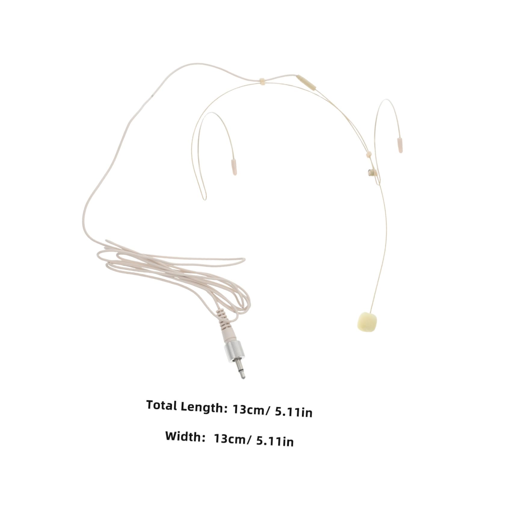 Yardwe Headset Microphone Condenser Pickup for Singing Teaching Lightweight and Flexible Design