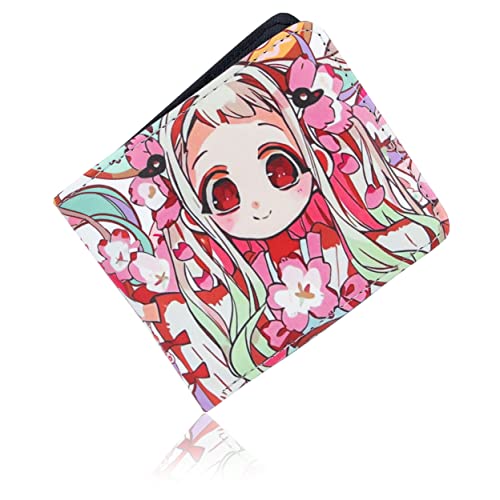 Image of Roffatide Anime Toilet Bound Hanako Kun Wallets Artificial Leather Slim Bi-Fold Multi Purpose Wallet, Toilet Bound Hanako Kun C, One Size, Casual
