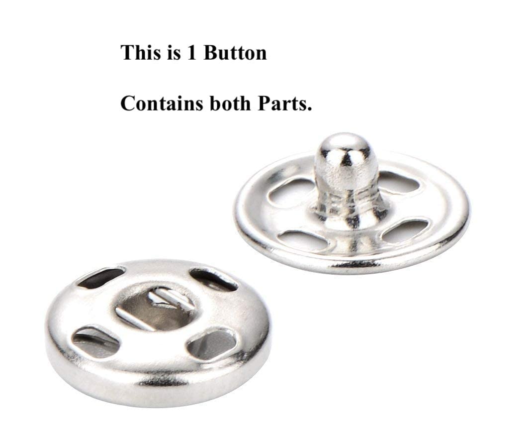 OMX Jeox Tich Buttons(Snap Fasteners) for Craft,Dressmaking and