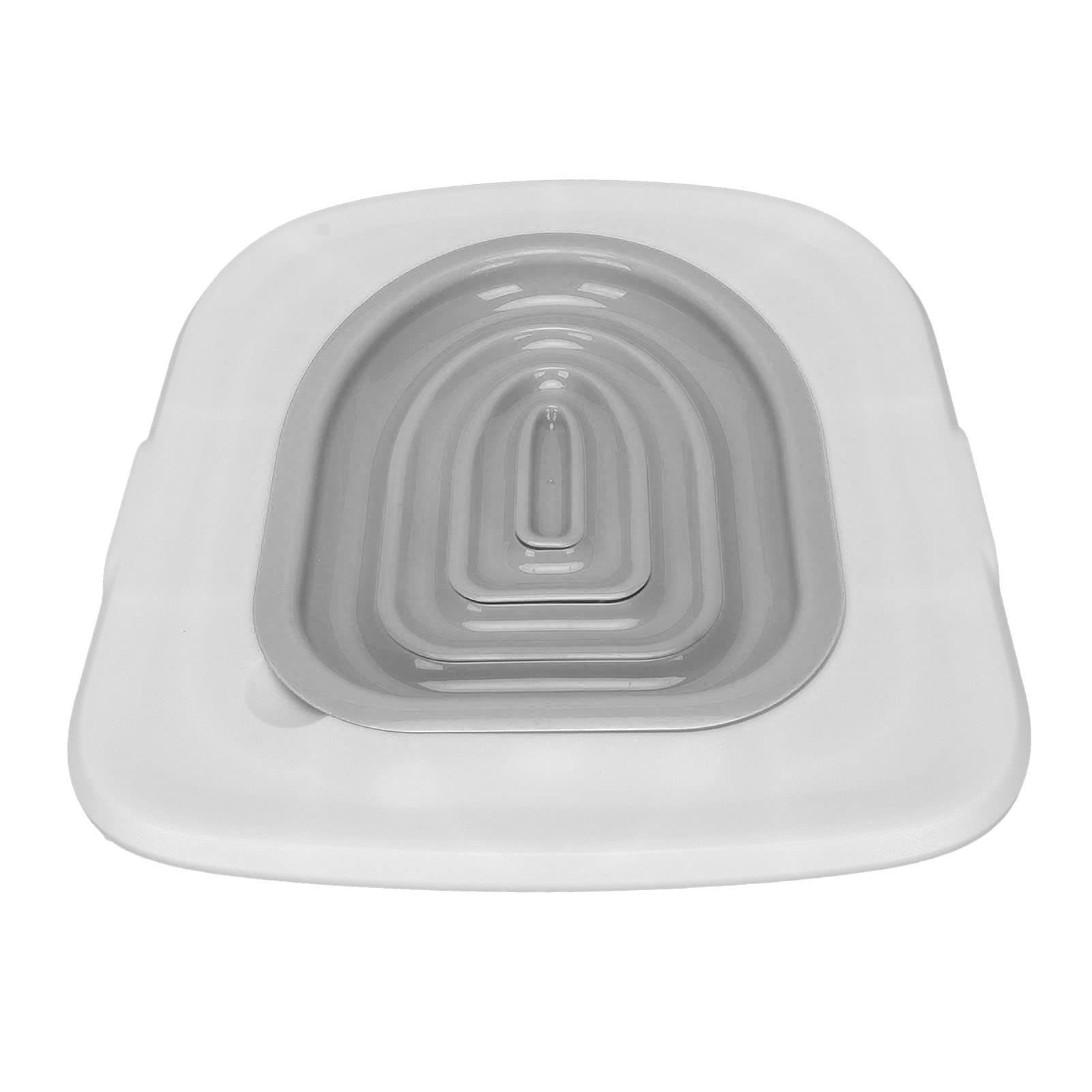 Zhongdawei Cat Toilet Kit Toilet Seat Kit Pet Litter Box A Reusable Universal Trainer for Environmentally Friendly Cat Toilets(White Tray - Image 2