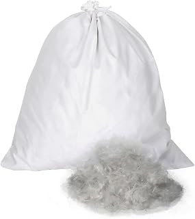 East Coast Bedding Bulk 10/90 Goose Down Feather Blend - Gray - Premium Quality Fill for Pillows, Bed,Throw, Couch, Side Sleeper Pillow - RDS Certified -5 lbs