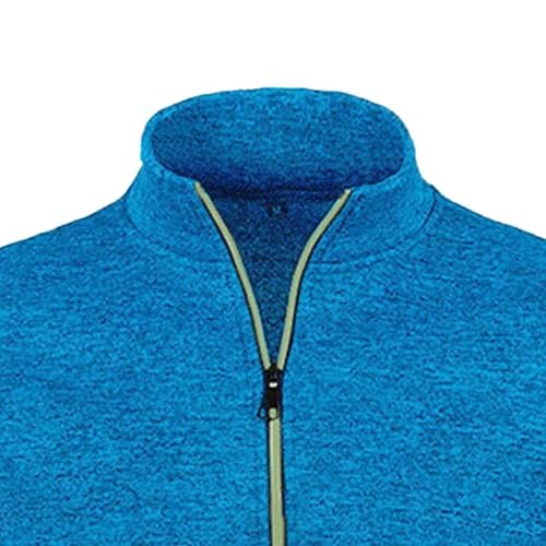 Men's Winter Turtleneck Knitted Cardigan Casual Long Sleeve Zipper Sweaters Knitted Sweater with Zipper Pockets3