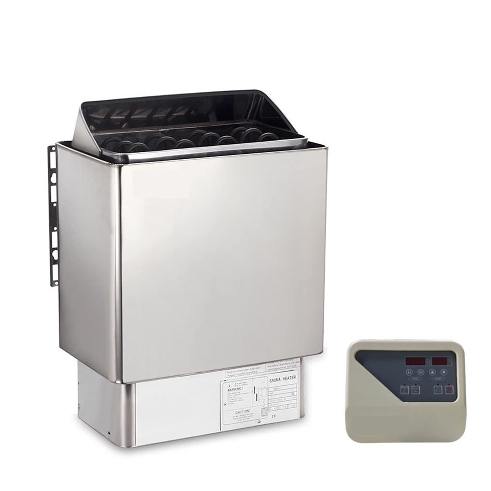 Sauna Portatile, Riscaldatore sauna a vapore a stufa Generatore di con controller interno casa Usa fornace riscaldamento Attrezzatura a secco(4.5kw)